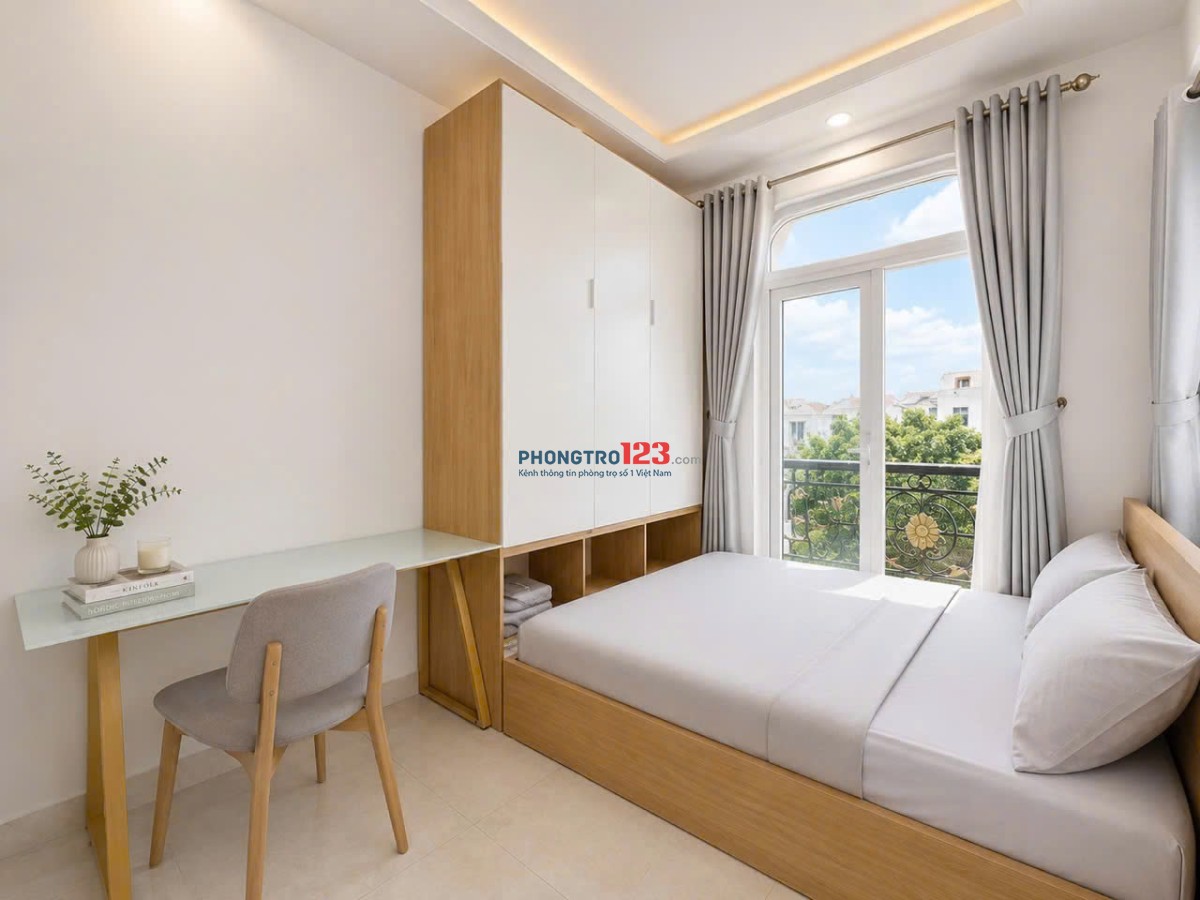 CHO THUÊ PHÒNG BAN CÔNG MỚI NỘI THẤT XỊN Ở CUỐI THỐNG NHẤT, GÒ VẤP GẦN CẦU BẾN PHÂN