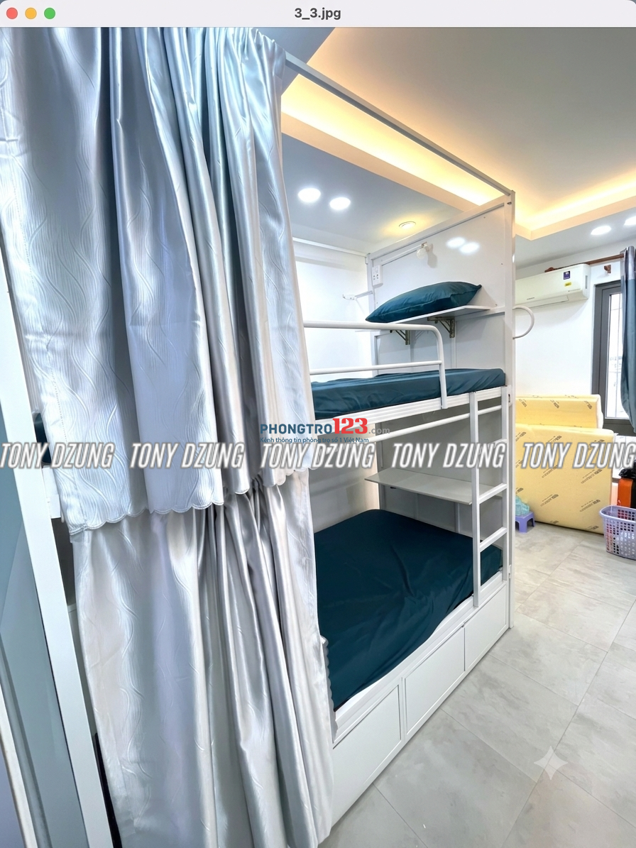 KÝ TÚC XÁ CAO CẤP - NGAY ĐH VĂN LANG (VLU) CS3 (ĐẶNG THÙY TRÂM) 30M - PHÒNG 6-8 NGƯỜI