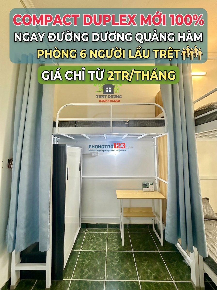 KTX SẠCH SẼ - AN NINH NẰM TRONG VỊ TRÍ TRUNG TÂM GÒ VẤP - CÁCH TRƯỜNG ĐH CÔNG NGHIỆP CS1 2-3P ĐI XE