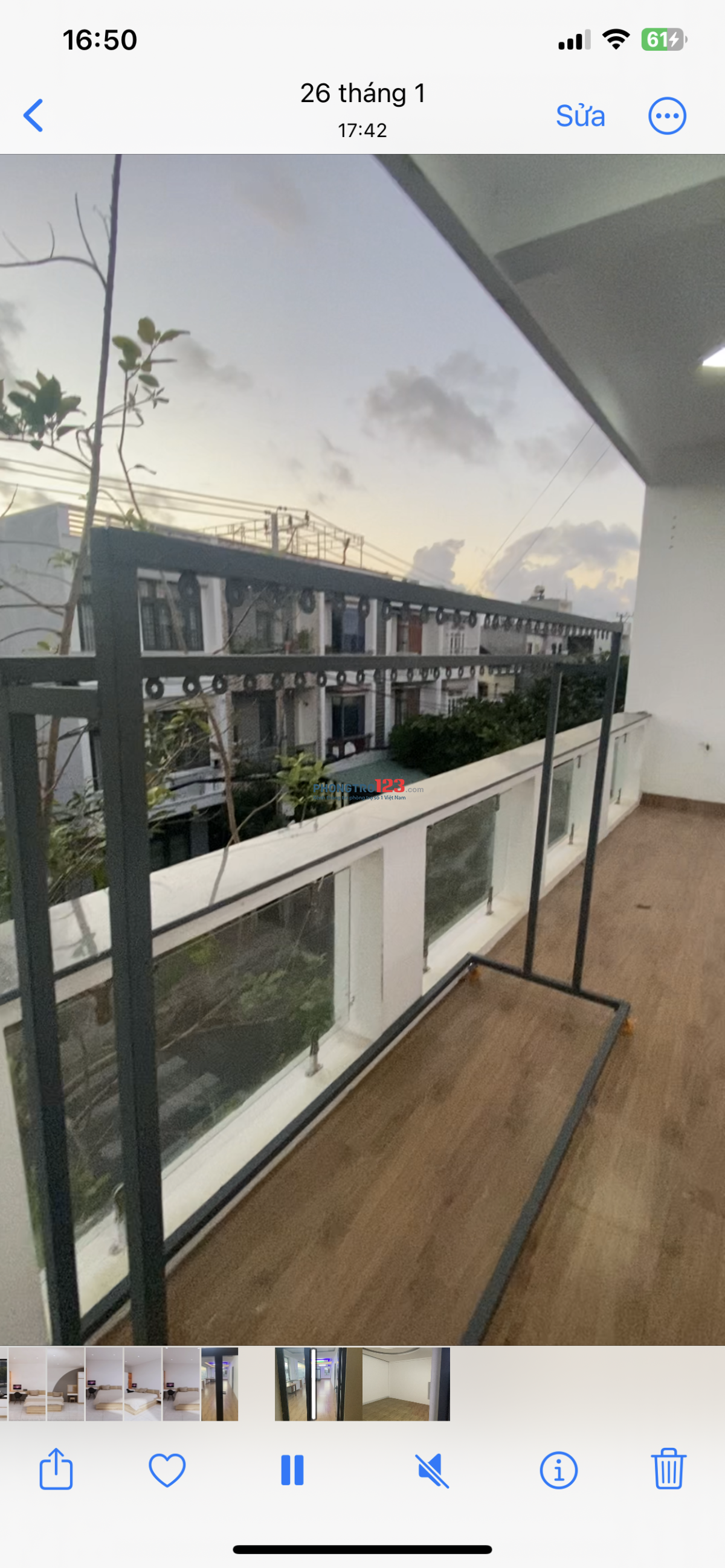 cho thuê căn hộ 3 phòng ngủ phuong 9 tuy hoà có điều hoà