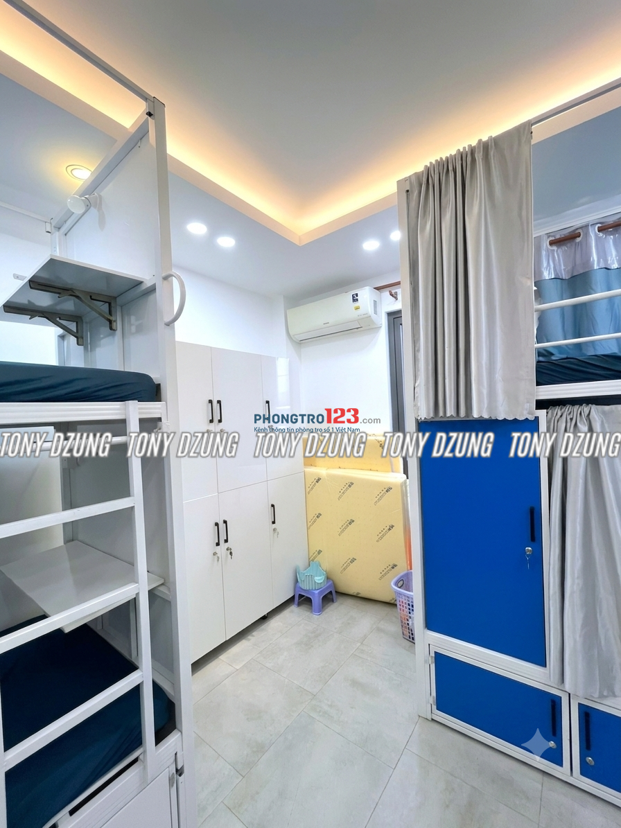 KÝ TÚC XÁ CAO CẤP - NGAY ĐH VĂN LANG (VLU) CS3 (ĐẶNG THÙY TRÂM) 30M - PHÒNG 6-8 NGƯỜI