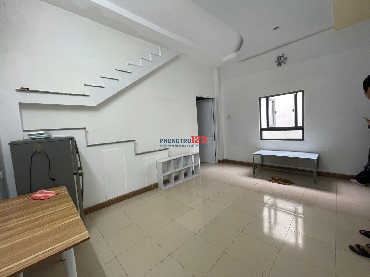 cho thuê căn hộ 45m2 có điều hoà, bếp, máy giặt, tủ lạnh