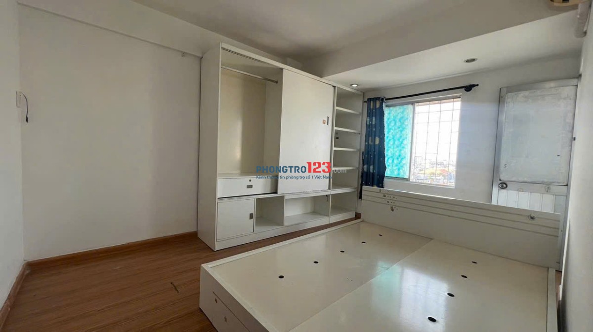 Chung cư Nguyễn Trung Hiếu-590 CMT8 căn góc 1p ngủ- 50m2,giá 9tr/th
