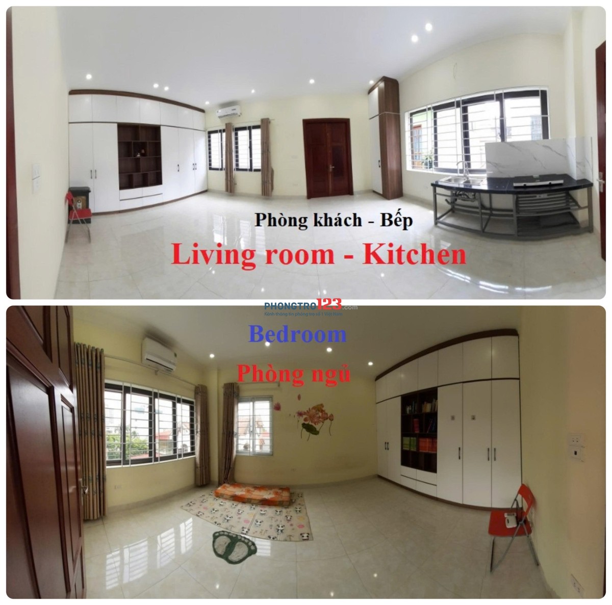 Phòng đủ đồ tầng4 thang bộ, chung chủ, gần công viên Hòa Bình 5,0 triệu/50m, Điện2,5-3,2K Nước50-70K