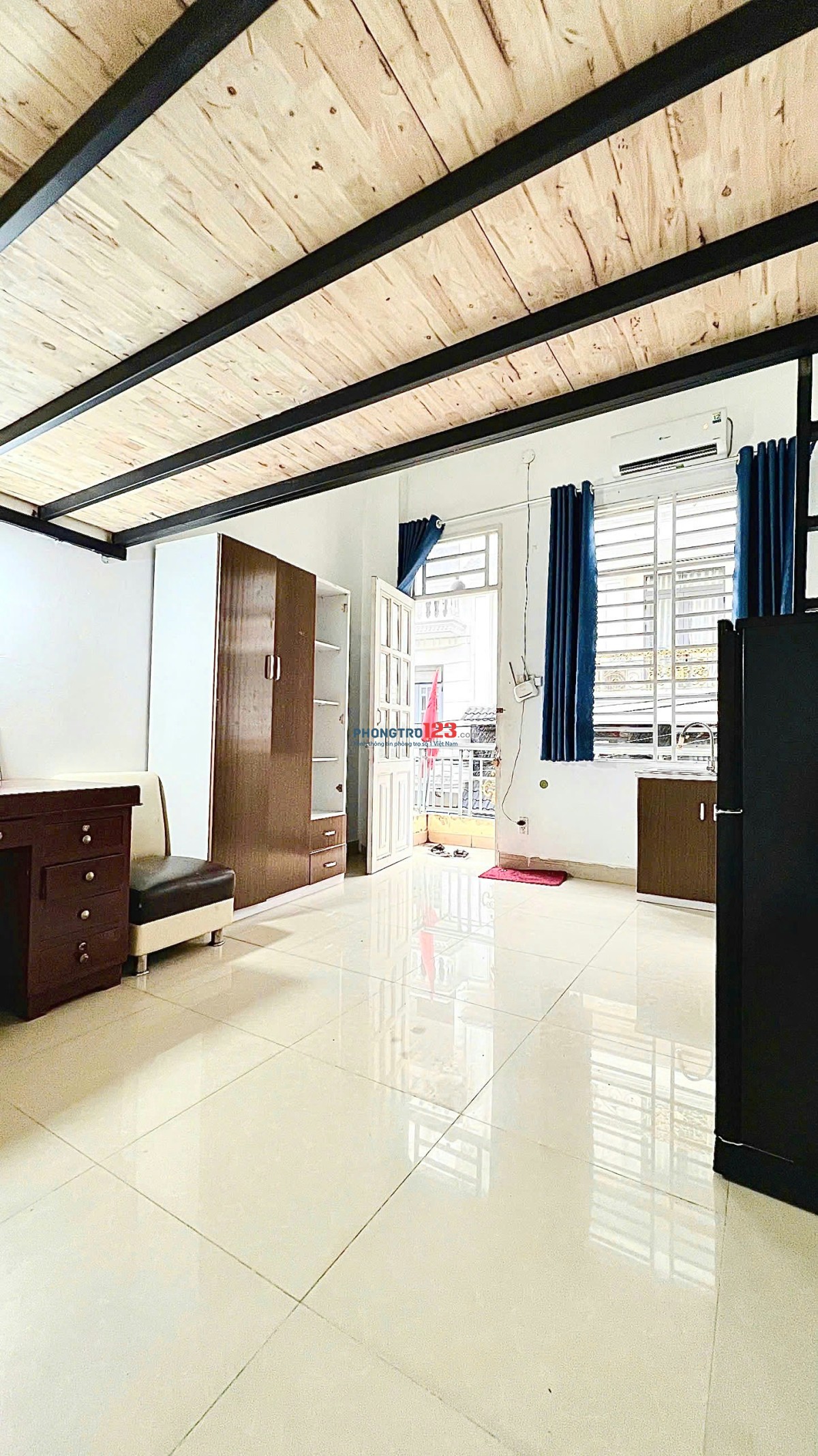 CHÍNH CHỦ CHO THUÊ PHÒNG GÁC MỚI, CÓ BAN CÔNG – GẦN CVPM QUANG TRUNG