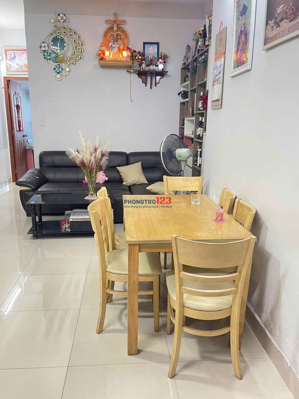 Chung cư Hưng Ngân, Dương Thị Mười, Q12: 3PN, NTCB, 8triệu