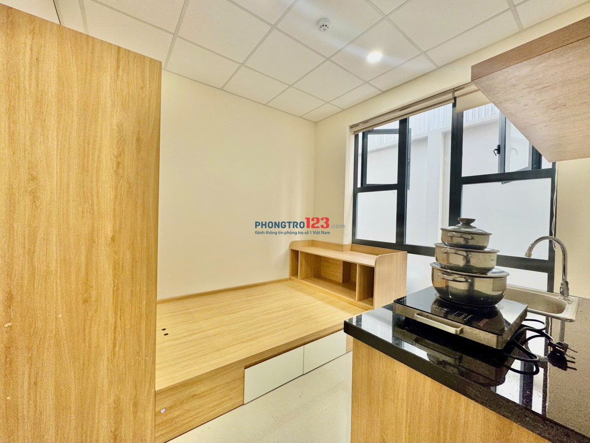 STUDIO FULL NỘI THẤT MỚI CỬA SỔ TO TẠI PHẠM VĂN BẠCH GẦN EMART PHAN HUY ÍCH, SÂN BAY TÂN SƠN NHẤT