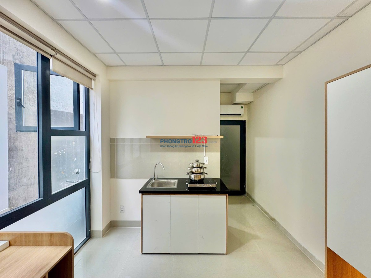 STUDIO FULL NỘI THẤT MỚI CỬA SỔ TO TẠI PHẠM VĂN BẠCH GẦN EMART PHAN HUY ÍCH, SÂN BAY TÂN SƠN NHẤT