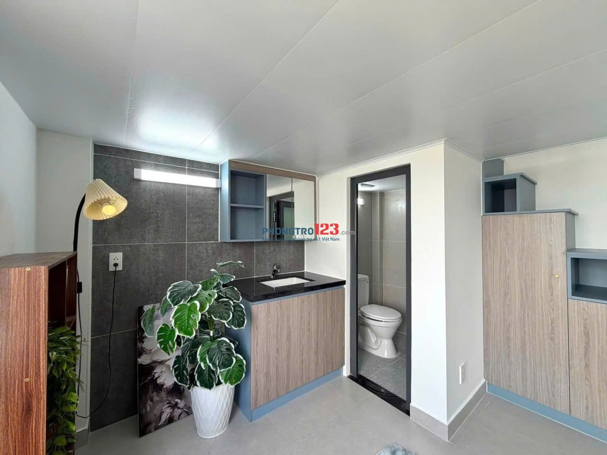 CHO THUÊ PHÒNG MỚI XÂY - SẴN MÁY LẠNH NGAY BV Q12 - NHÀ MÁY BIA - CVPM QUANG TRUNG