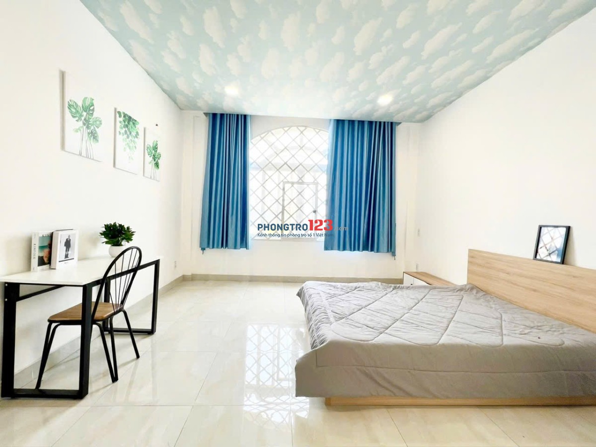 Cho thuê căn hộ Studio Cửa sổ Q4 gần ĐH Luật, ĐH Nguyễn Tất Thành, chợ 200, nhà thờ Xóm Chiếu