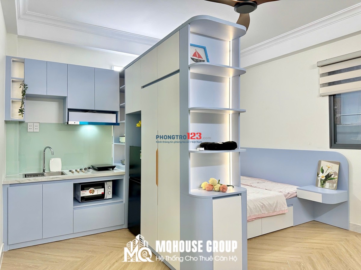 CHO THUÊ PHÒNG STUDIO – FULL NỘI THẤT – MÁY GIẶT RIÊNG - GẦN ĐH VĂN HIẾN 5P ĐI XE - ƯU ĐÃI GIẢM 300k