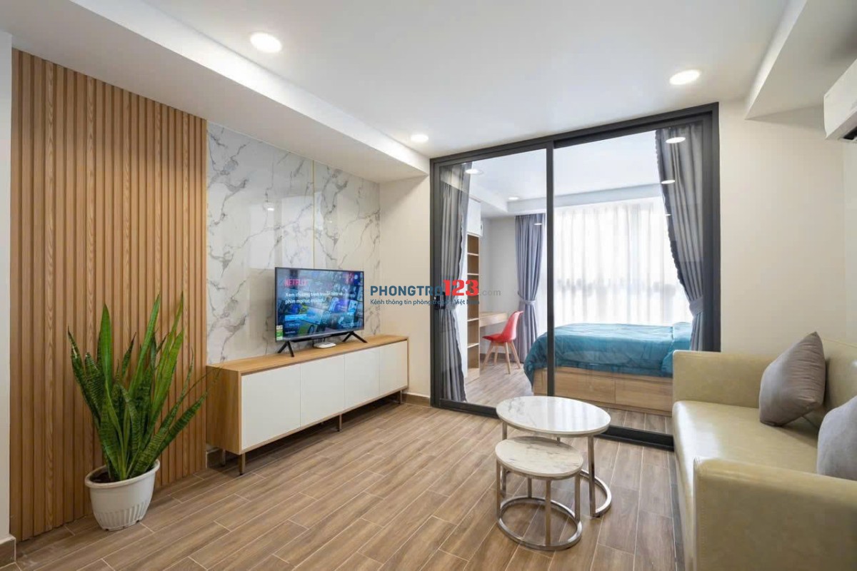 Căn officetel-The Botanica đường Phổ Quang rộng 40m2,NTCC, giá 12.5tr/th