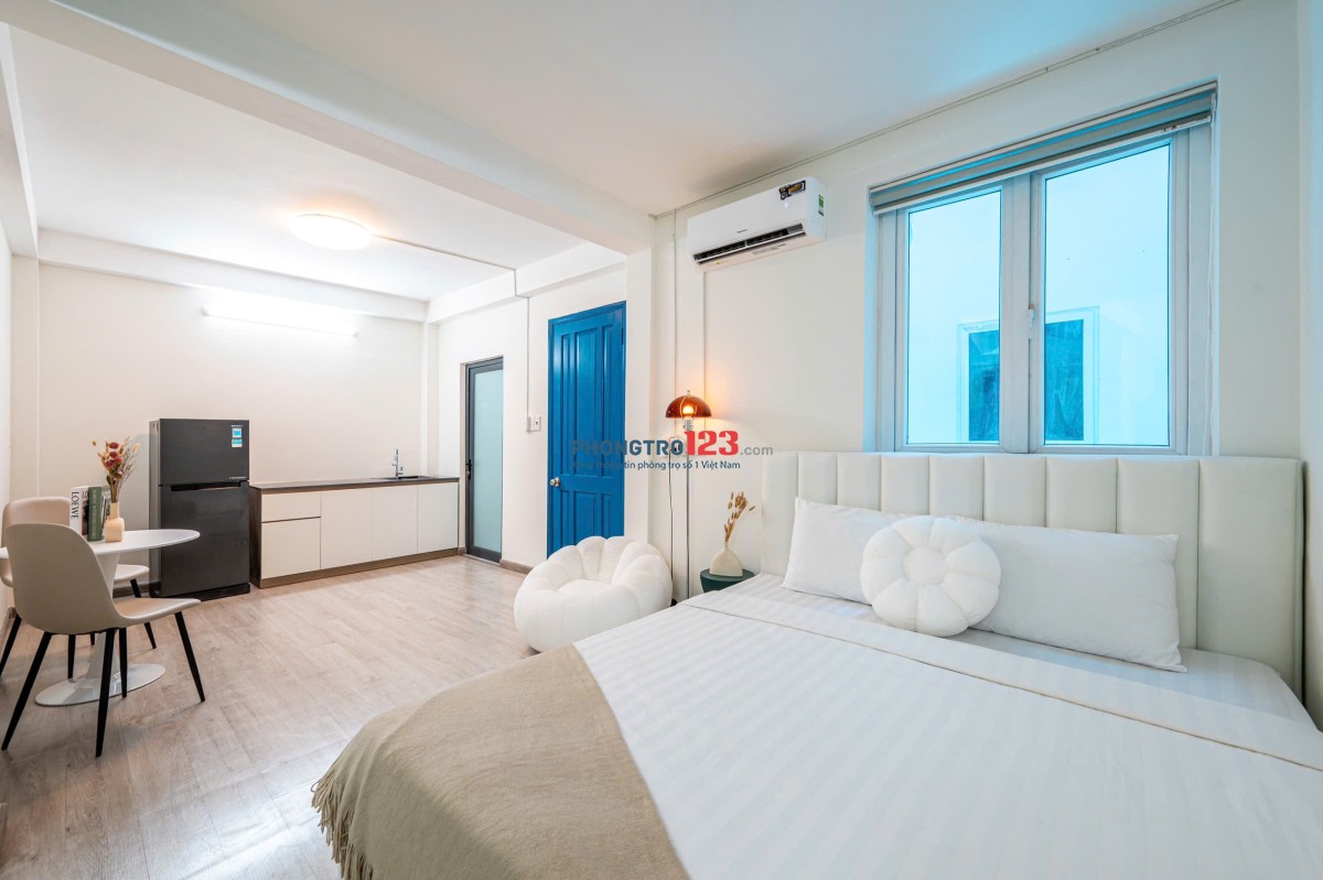 Cho thuê căn hộ vibe Hàn Quốc, rộng rãi gần Ngã tư Hàng Xanh, Hutech, UEF - Bạch Đằng, Bình Thạnh