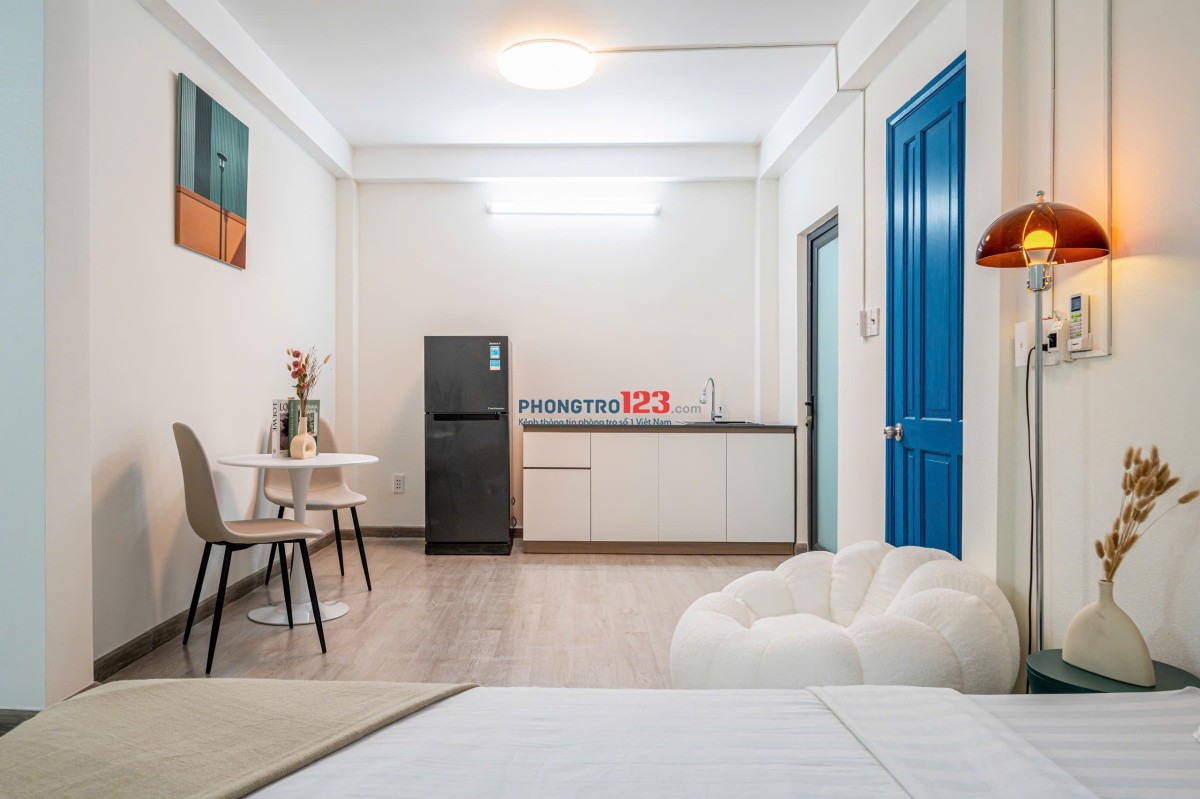 Cho thuê căn hộ vibe Hàn Quốc, rộng rãi gần Ngã tư Hàng Xanh, Hutech, UEF - Bạch Đằng, Bình Thạnh