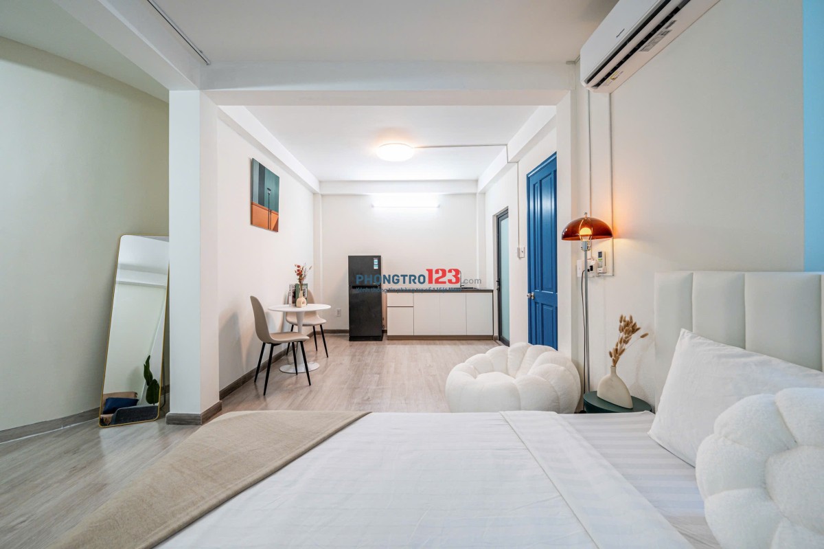 Cho thuê căn hộ vibe Hàn Quốc, rộng rãi gần Ngã tư Hàng Xanh, Hutech, UEF - Bạch Đằng, Bình Thạnh