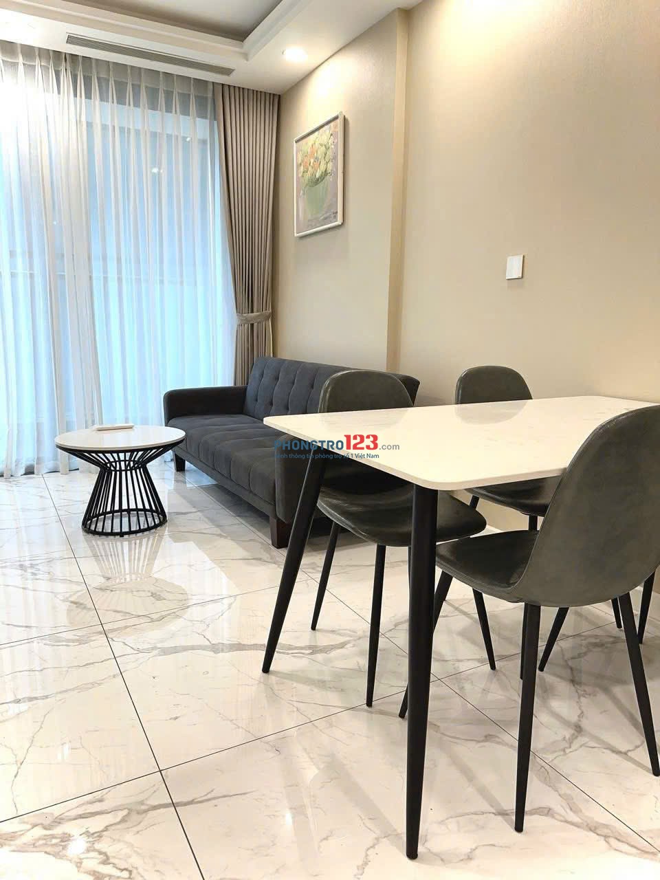 Căn hộ cao cấp Botanica Premier ngay Sân Bay 80m2 2PN, 2WC giá 17 Tr/th