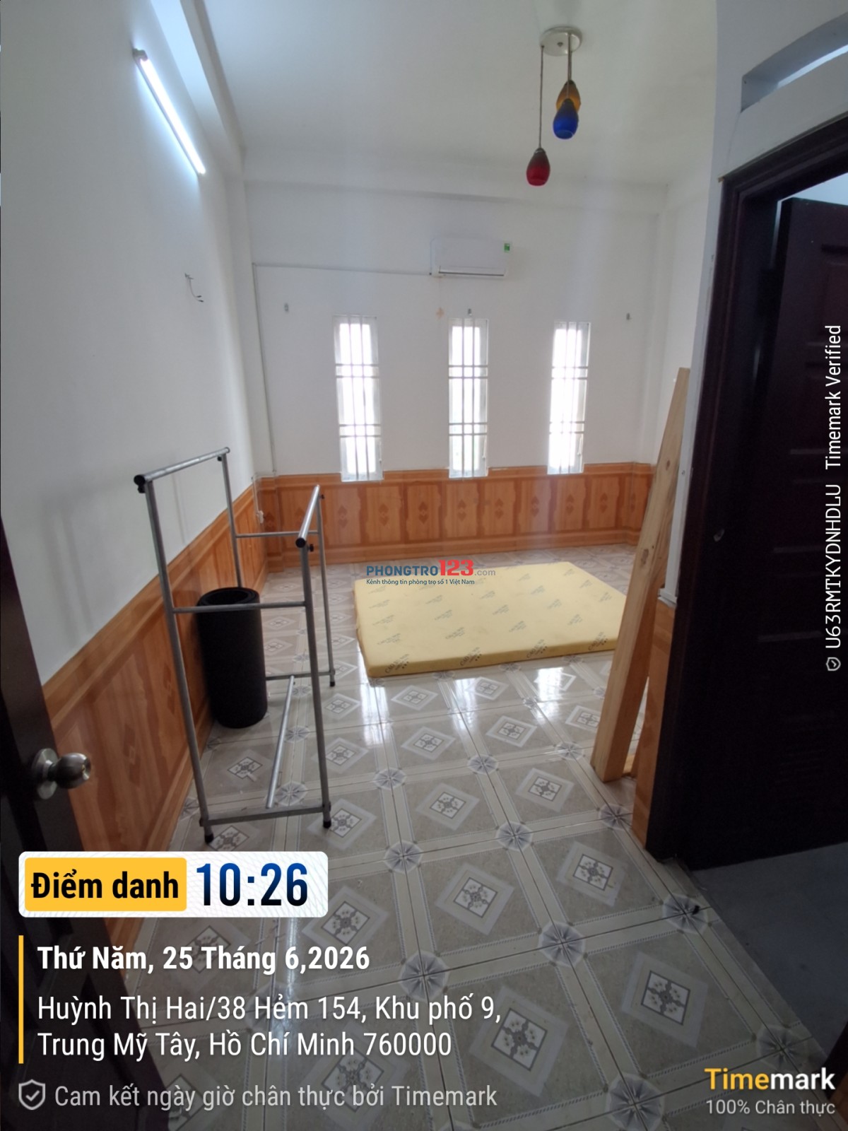 PHÒNG TRỌ GIÁ CHỈ 2 TRIỆU/THÁNG – HUỲNH THỊ HAI, QUẬN 12 Đường Huỳnh Thị Hai, P. Trung Mỹ Tây