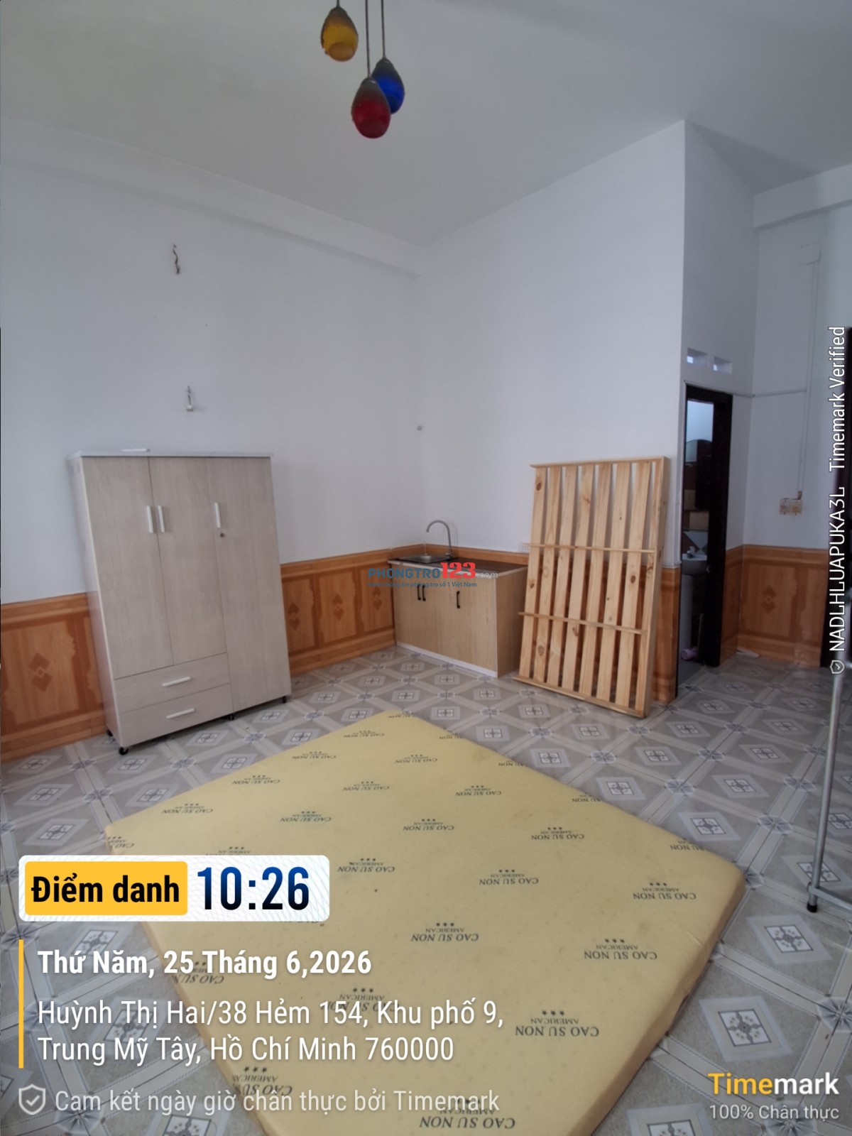 PHÒNG TRỌ GIÁ CHỈ 2 TRIỆU/THÁNG – HUỲNH THỊ HAI, QUẬN 12 Đường Huỳnh Thị Hai, P. Trung Mỹ Tây
