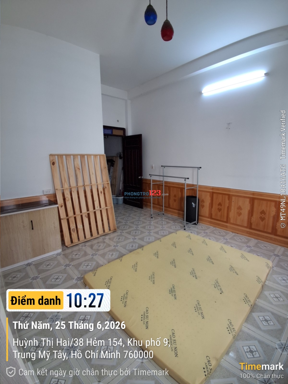 PHÒNG TRỌ GIÁ CHỈ 2 TRIỆU/THÁNG – HUỲNH THỊ HAI, QUẬN 12 Đường Huỳnh Thị Hai, P. Trung Mỹ Tây