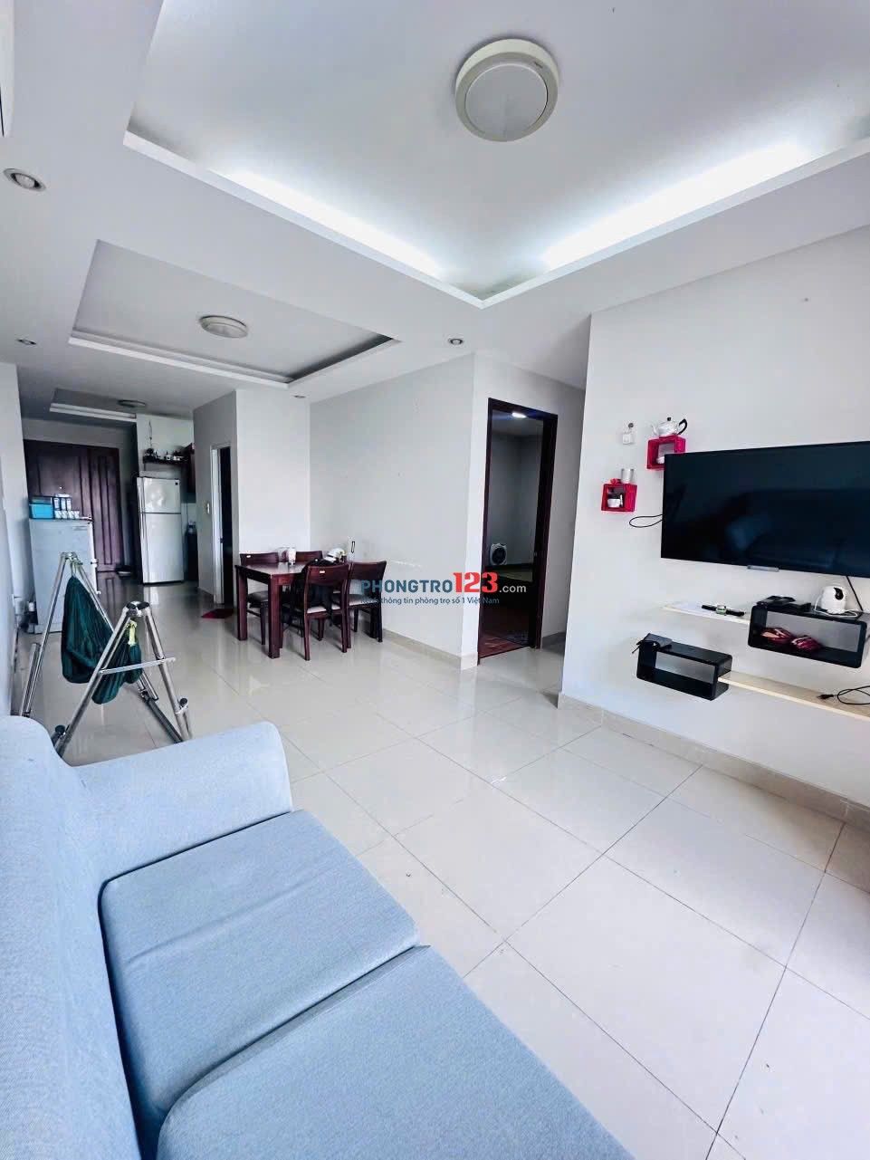 Chung cư Screc, Trường Sa, Q3: 12,5triệu, 2p ngủ, 70m2, full nội thất