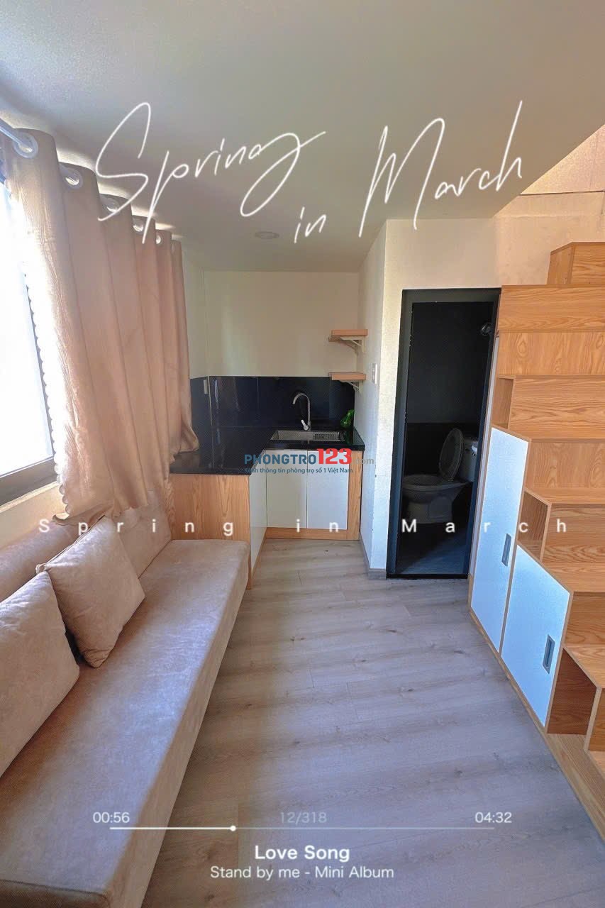 CHO THUÊ PHÒNG TRỌ/CĂN HỘ DUPLEX GẦN UEL,NTTU, UEH, SGU, ĐH KHTN 10Phút DI CHUYỂN SANG QUẬN1,5,7,8.