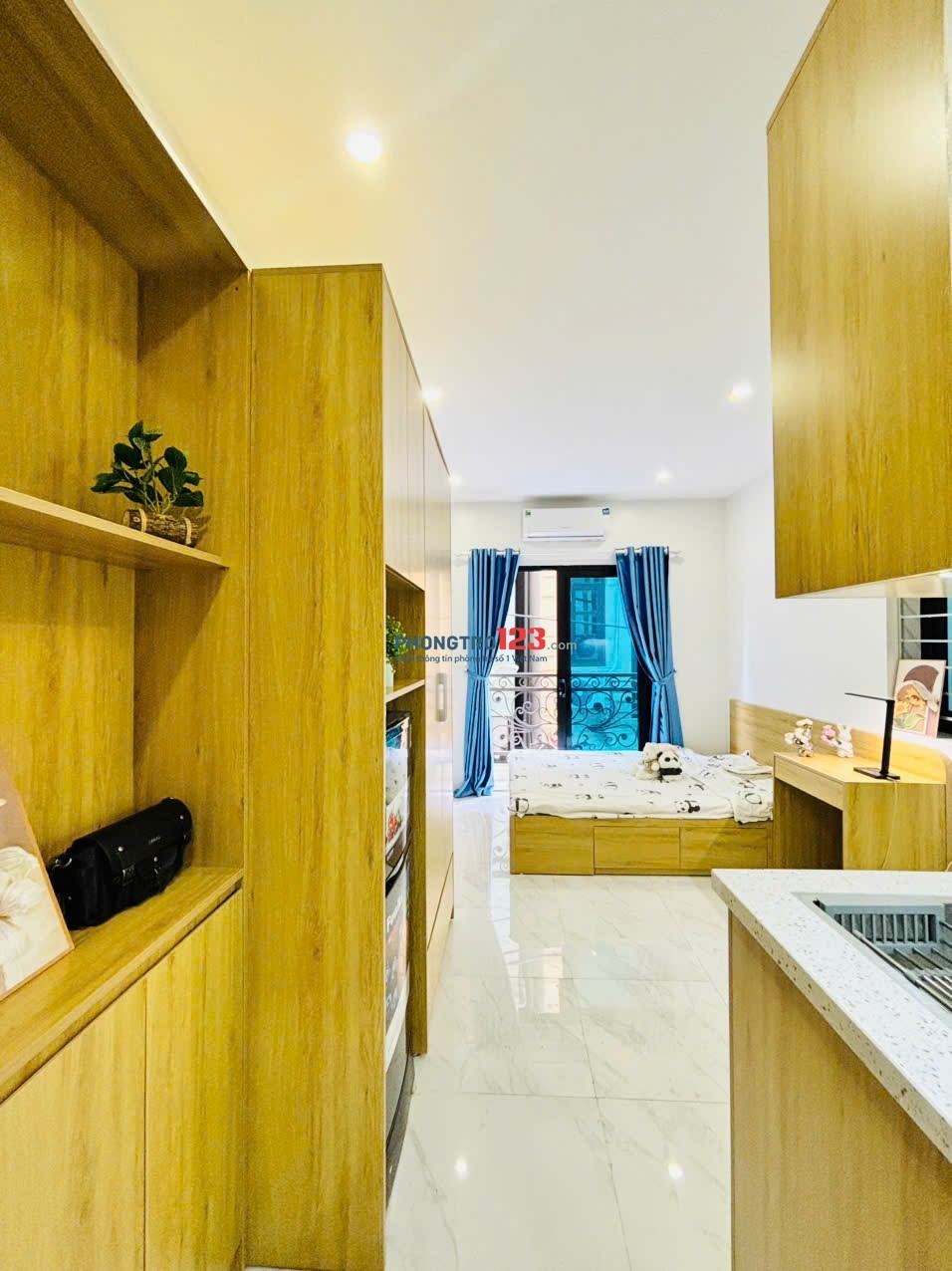 Căn Hộ Mới Ting 30m2 - Ban Công - Nguyễn Gia Trí Gần ĐH Hutech, uef, GTVT, Hồng Bàng