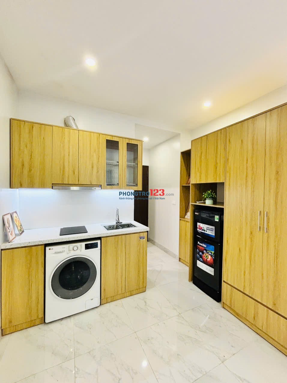 Căn Hộ Mới Ting 30m2 - Ban Công - Nguyễn Gia Trí Gần ĐH Hutech, uef, GTVT, Hồng Bàng