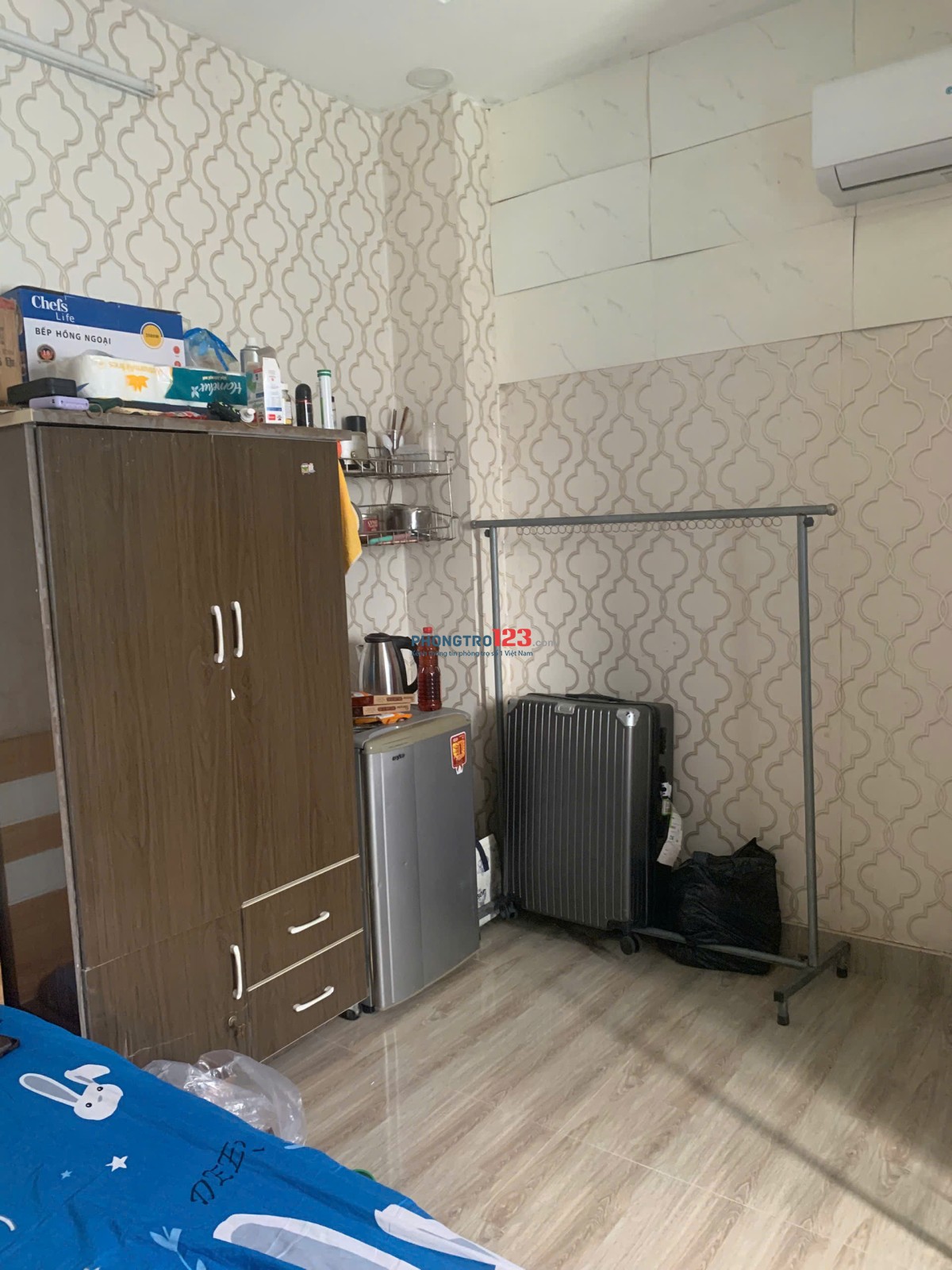 Nhượng phòng trọ gò vấp đầy đủ nội thất