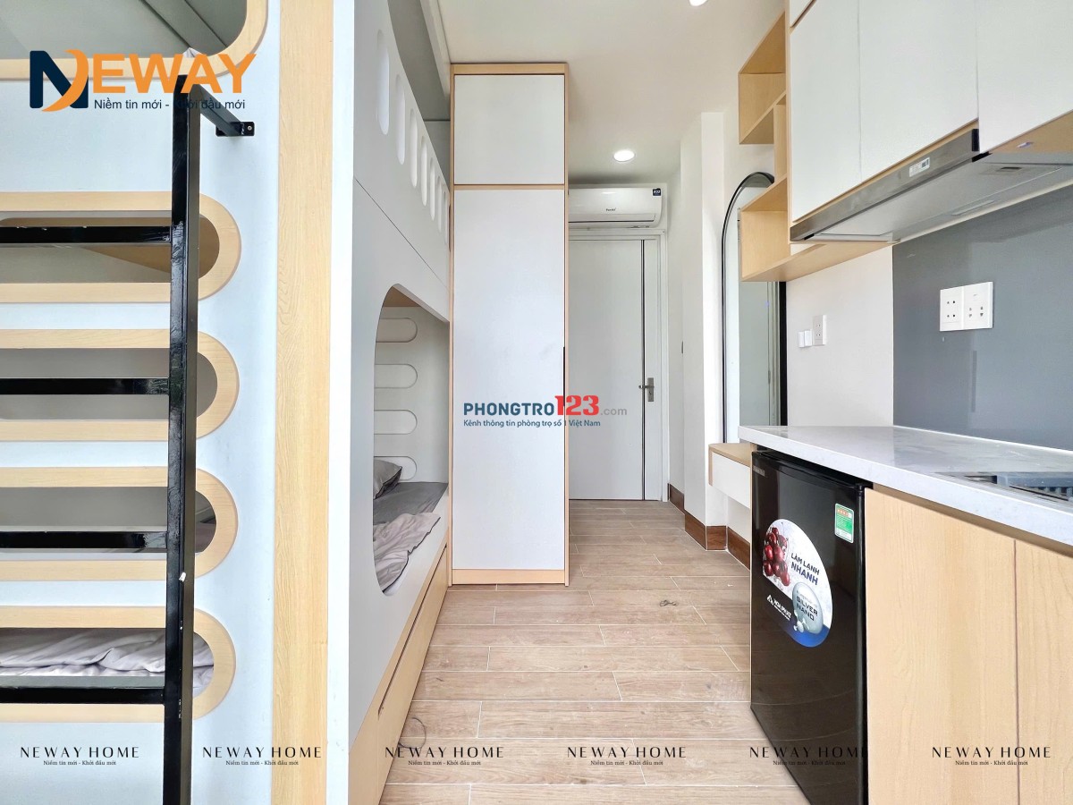 HOT STUDIO FULL NỘI THẤT BAN CÔNG GIƯỜNG TẦNG CAO CẤP