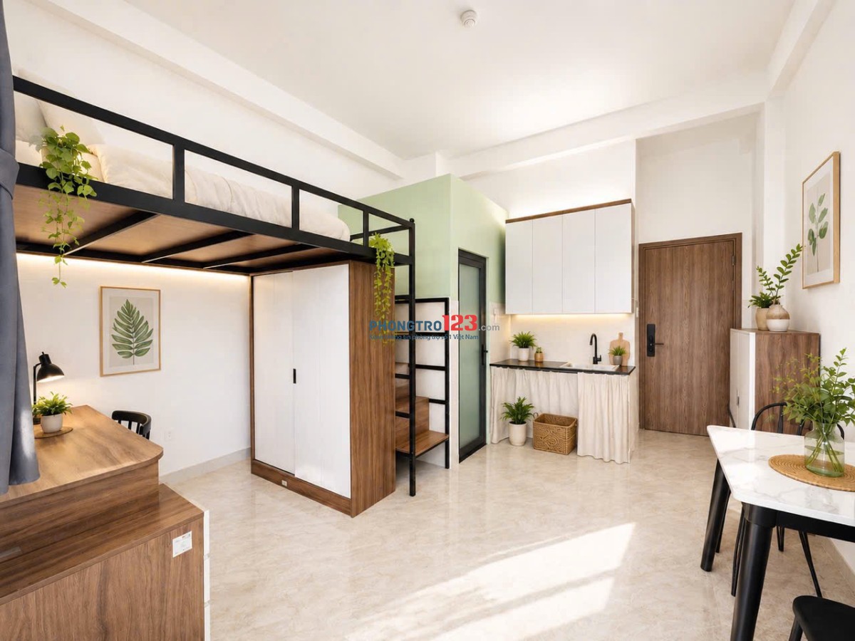 CHO THUÊ PHÒNG CÓ GÁC 35M² BAN CÔNG, FULL NỘI THẤT - QUẬN 10, P. VƯỜN LÀI GẦN THÁP VIETTEL