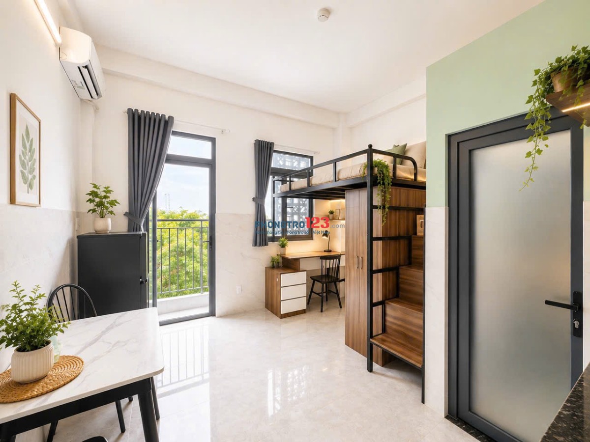CHO THUÊ PHÒNG CÓ GÁC 35M² BAN CÔNG, FULL NỘI THẤT - QUẬN 10, P. VƯỜN LÀI GẦN THÁP VIETTEL