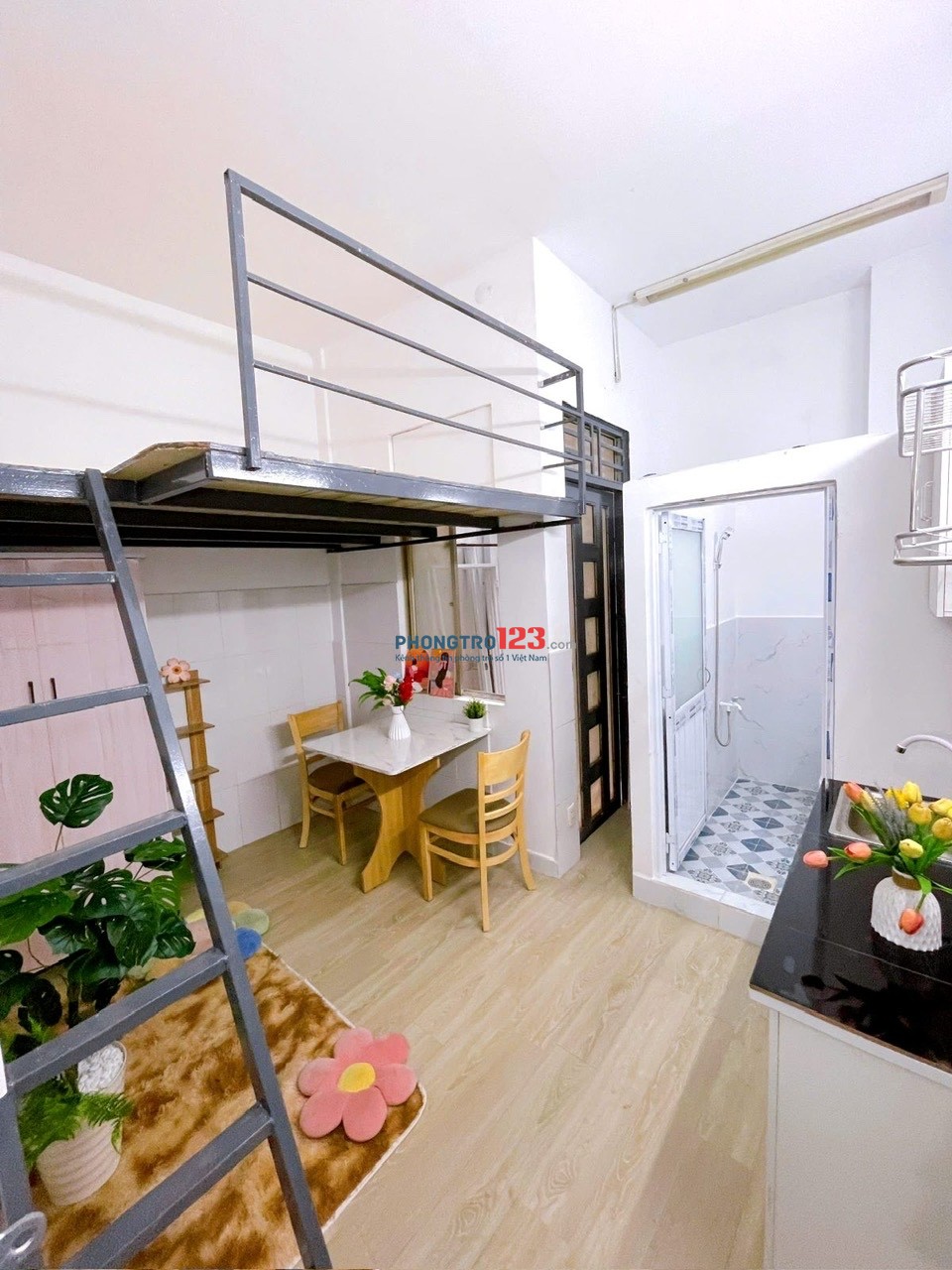 Cho thuê phong Khu Bàu Cát - full cơ bản - giá chỉ 3.5 triệu