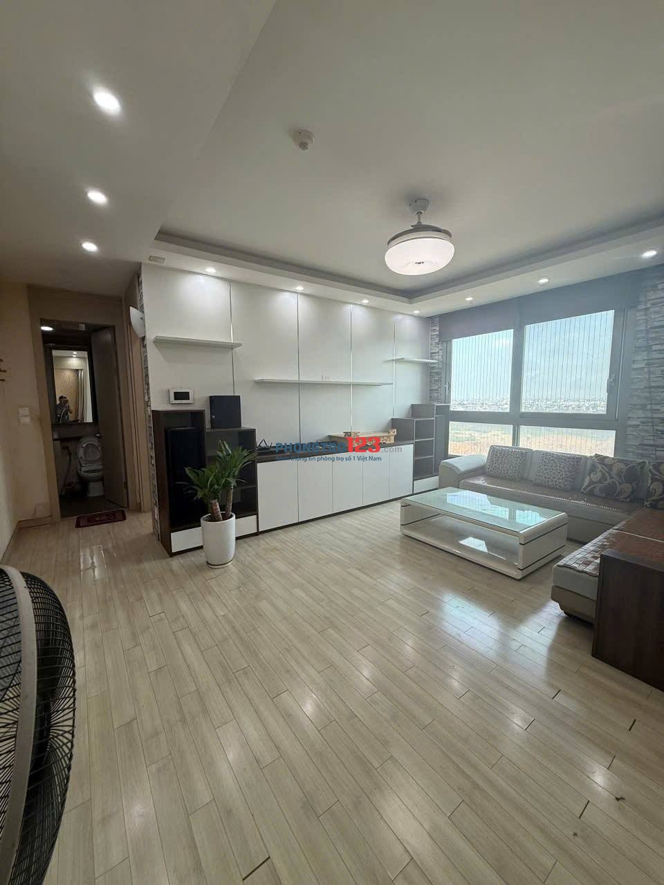 Cho thuê chung cư Hyundai Hillstate Tô Hiệu, Hà Đông – 102m², 2PN, full nội thất, chỉ 13.5 triệu