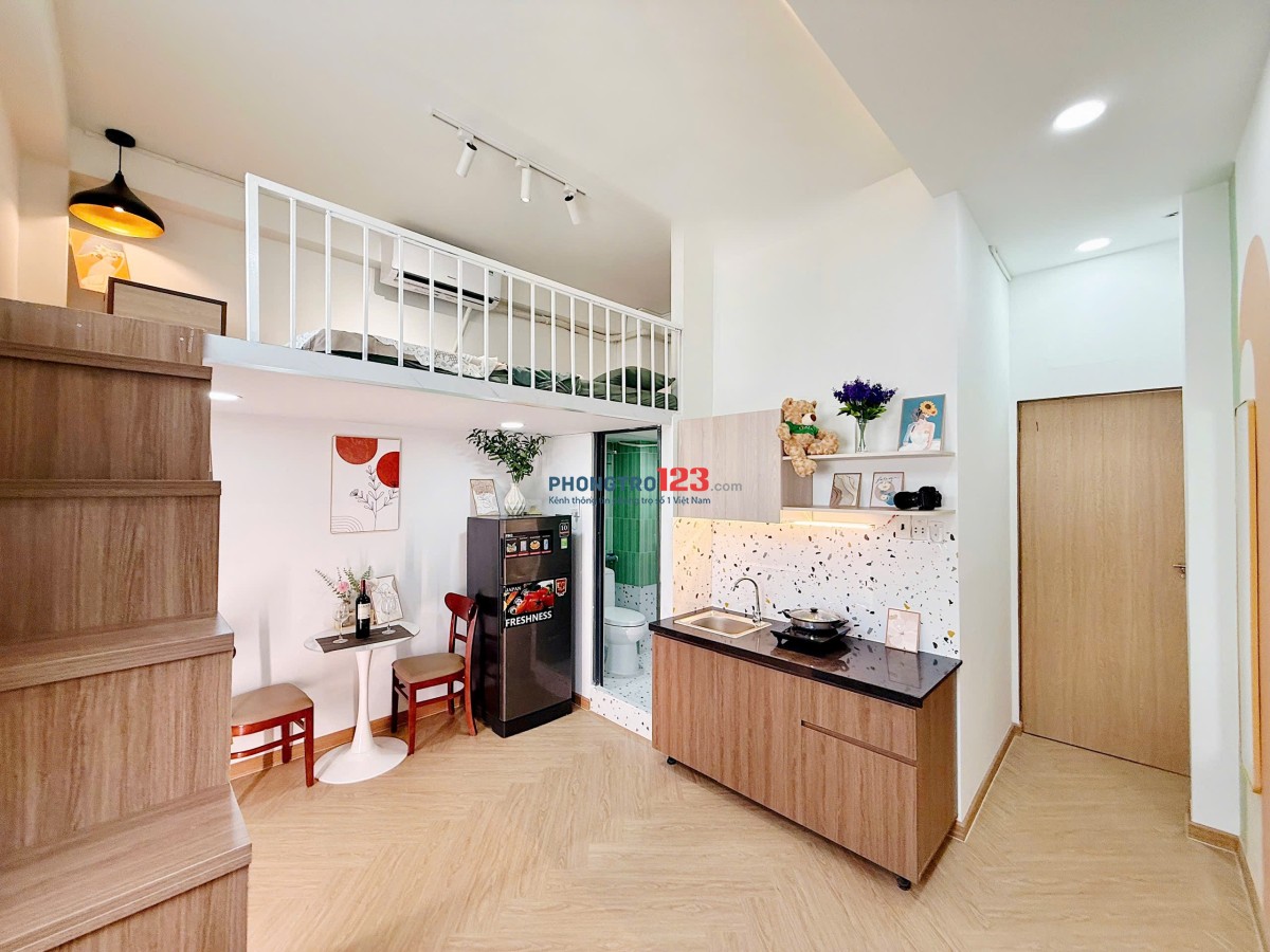 CHO THUÊ DUPLEX FULL NT NGAY ÂU CƠ, BẢY HIỀN