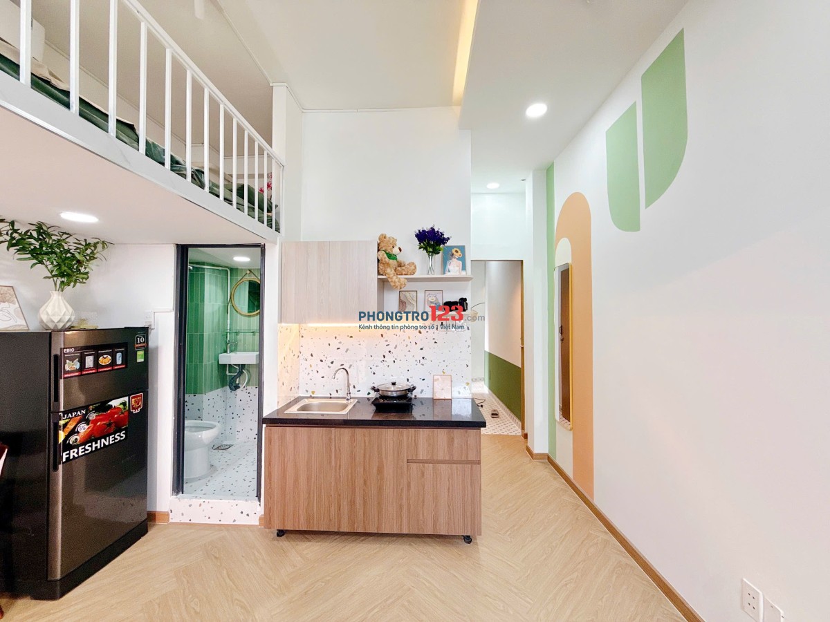 CHO THUÊ DUPLEX FULL NT NGAY ÂU CƠ, BẢY HIỀN
