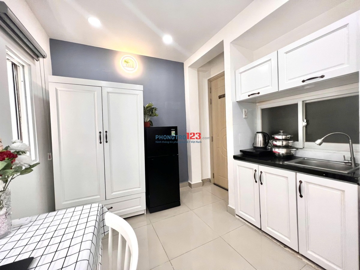 PHÒNG STUDIO CỬA SỔ TO THOÁNG FULL NỘI THẤT TẠI ÂU CƠ GẦN CHỢ TÂN HƯƠNG, ĐH VĂN HIẾN - CÔNG THƯƠNG