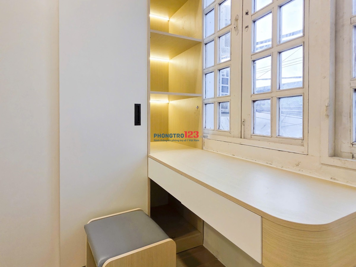 Cho thuê căn hộ Studio Cửa sổ mới 100% Q4 gần ĐH Luật, ĐH Nguyễn Tất Thành, cầu Khánh Hội