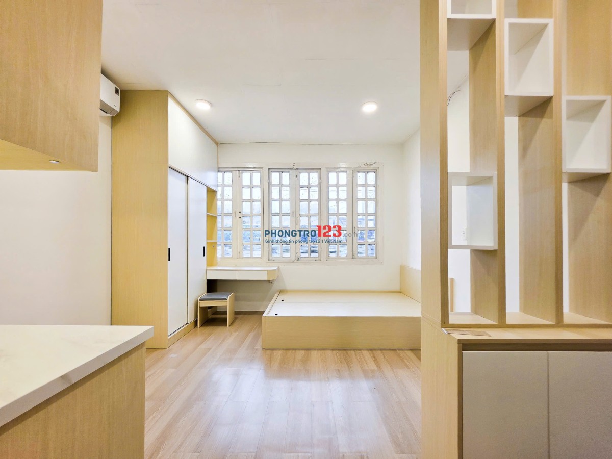 Cho thuê căn hộ Studio Cửa sổ mới 100% Q4 gần ĐH Luật, ĐH Nguyễn Tất Thành, cầu Khánh Hội