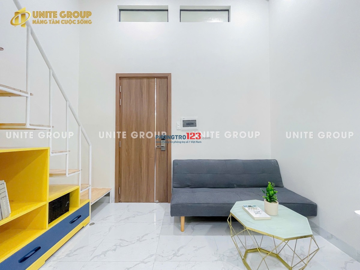 CHO THUÊ DUPLEX BAN CÔNG GẦN LOTTE, TDTU, RMIT, UFM, CRESANT MALL, CHỈ 10P QUA QUẬN 1,4,8
