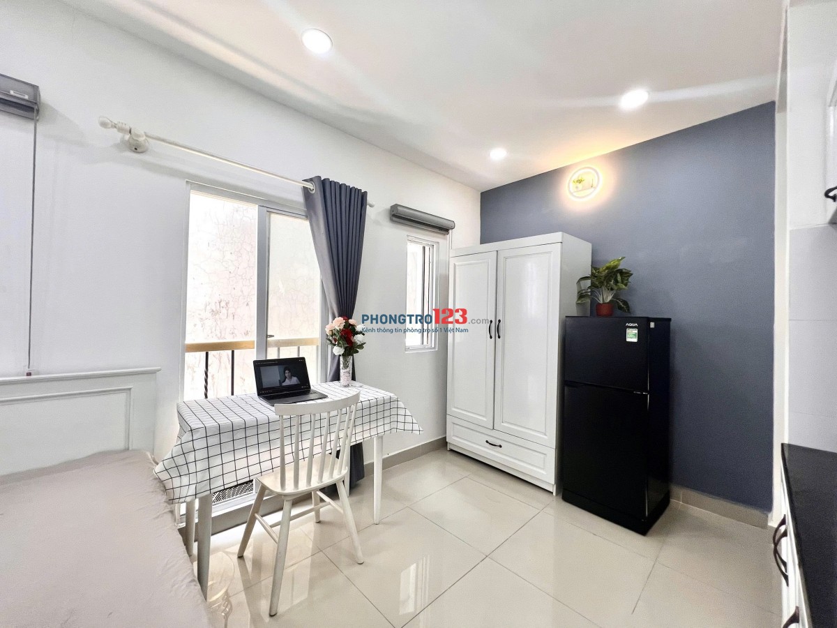 PHÒNG STUDIO CỬA SỔ TO THOÁNG FULL NỘI THẤT TẠI ÂU CƠ GẦN CHỢ TÂN HƯƠNG, ĐH VĂN HIẾN - CÔNG THƯƠNG