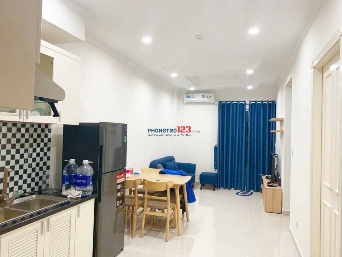 Chung cư Hà Đô, Nguyễn Văn Công, GV: 68m2, 2p ngủ, ban công, NTCB, 12,5tr