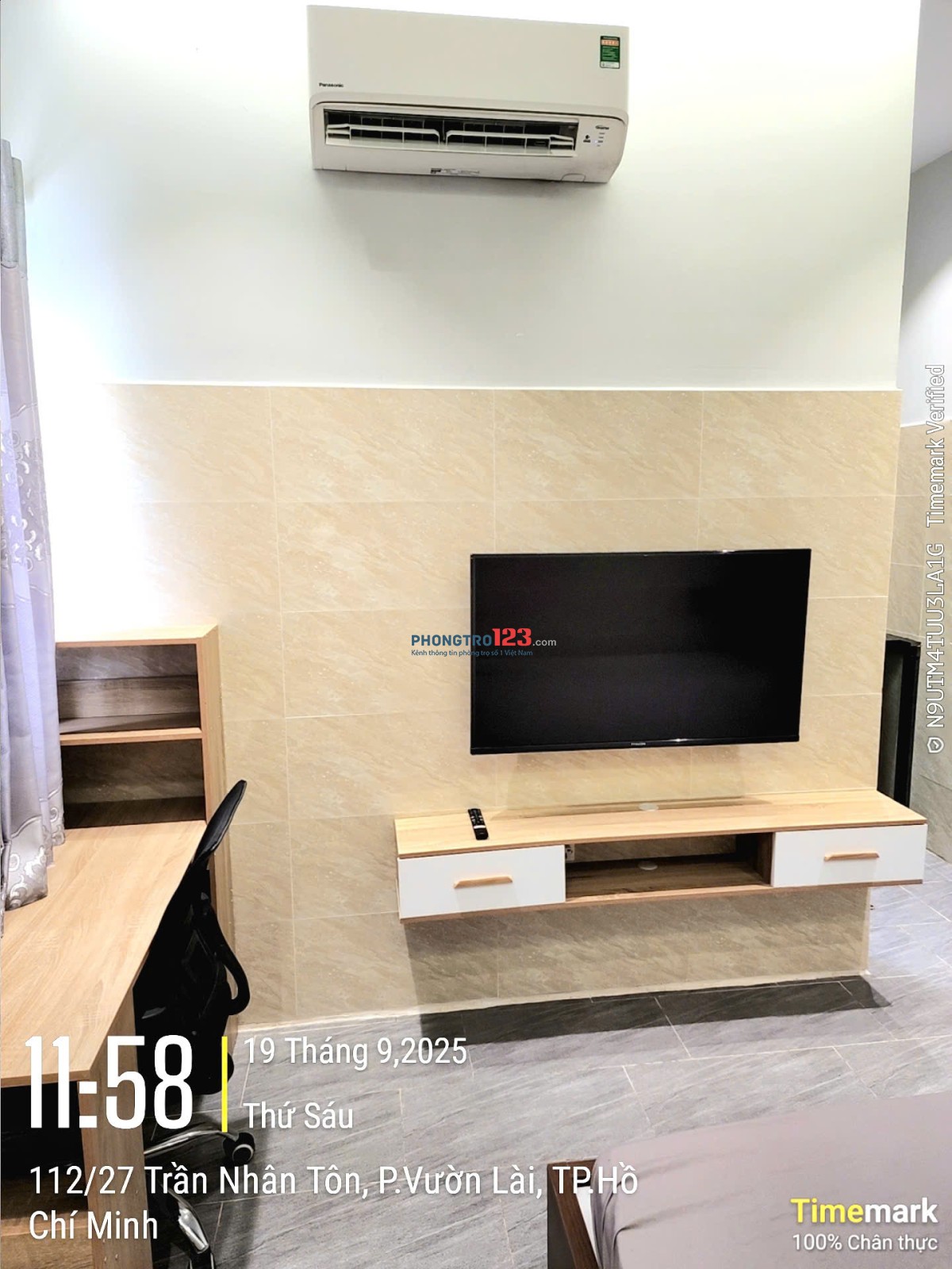 Phòng trọ gia đình cao cấp đầy đủ tiện nghi trung tâm Q10