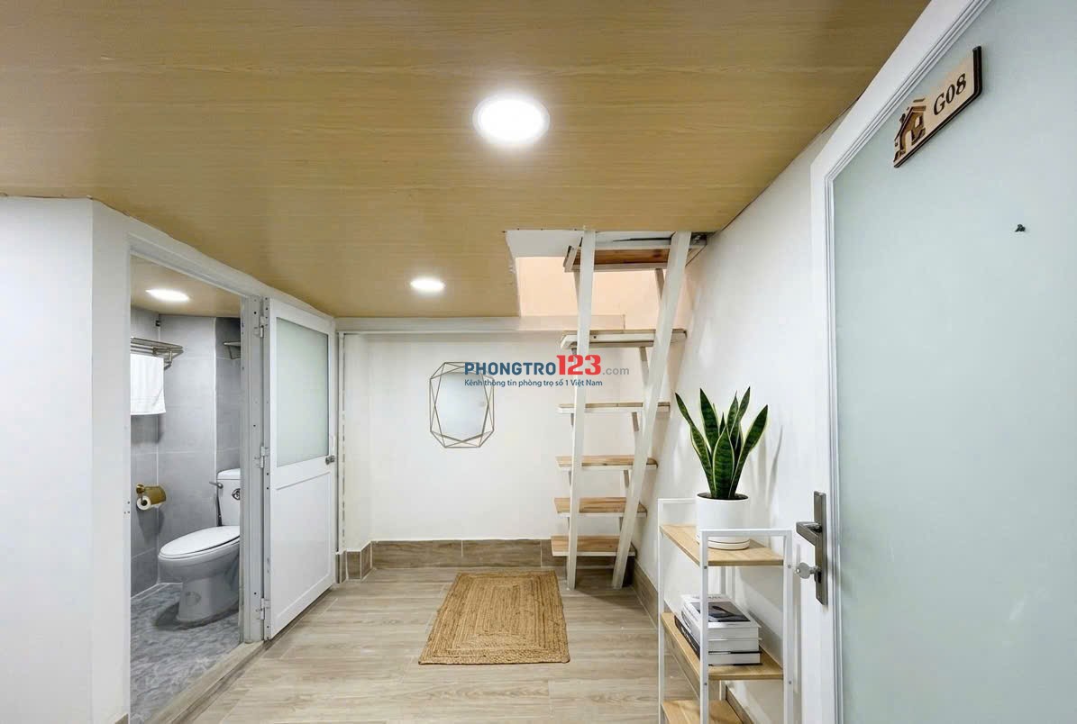 Cho thuê phòng có gác full nội thất gần đh kinh tế - đh bách khoa - đh tự nhiên - đh sài gòn