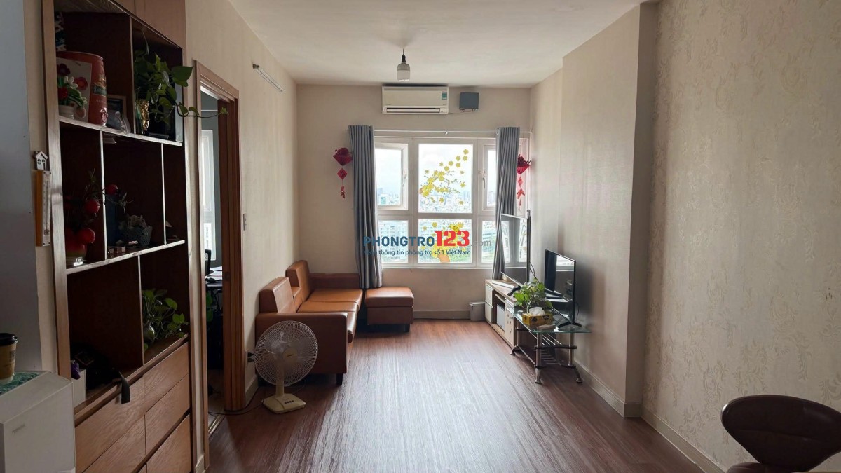 Cho thuê chung cư Bảy Hiền Tower - Phạm Phú Thứ, Tân Bình 2PN, full nội thất giá 12tr/tháng
