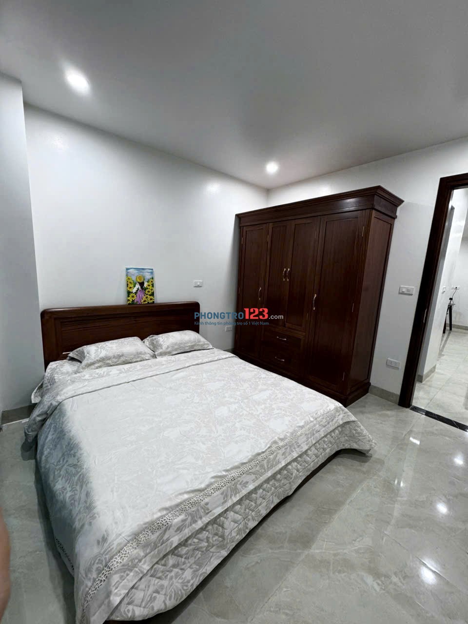Chính chủ cho thuê CHDV 1N1K tại ngõ 110 Trần Duy Hưng - 7tr8 có fix