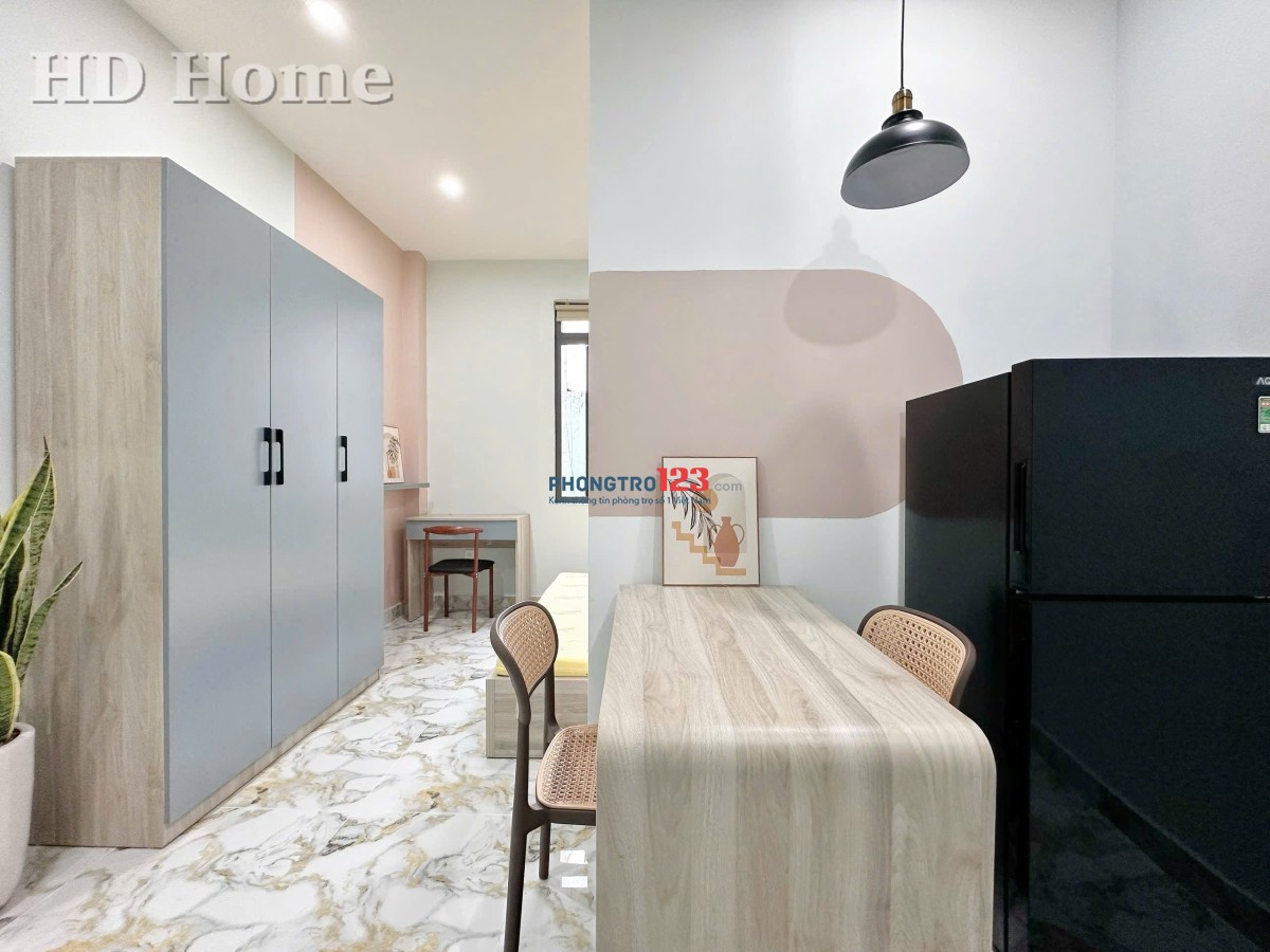 Đi bộ qua đại học UEF, Hồng Bàng Cho thuê căn hộ 1PN mini, Thanh máy.