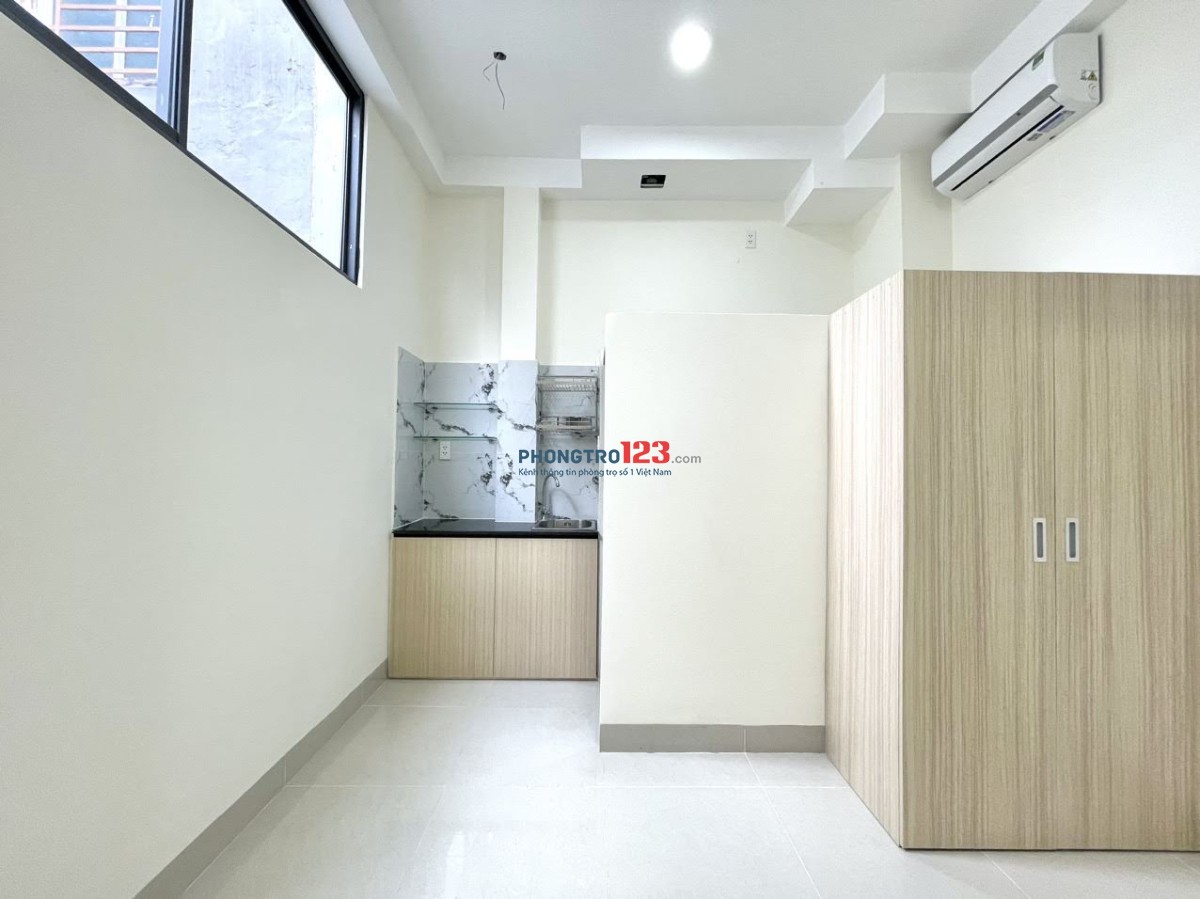 PHÒNG MỚI FULL NỘI THẤT CỬA SỔ TRỜI GIÁ SINH VIÊN NGAY BÙI ĐÌNH TÚY GẦN NGÃ TƯ HÀNG XANH CÁC ĐH LỚN