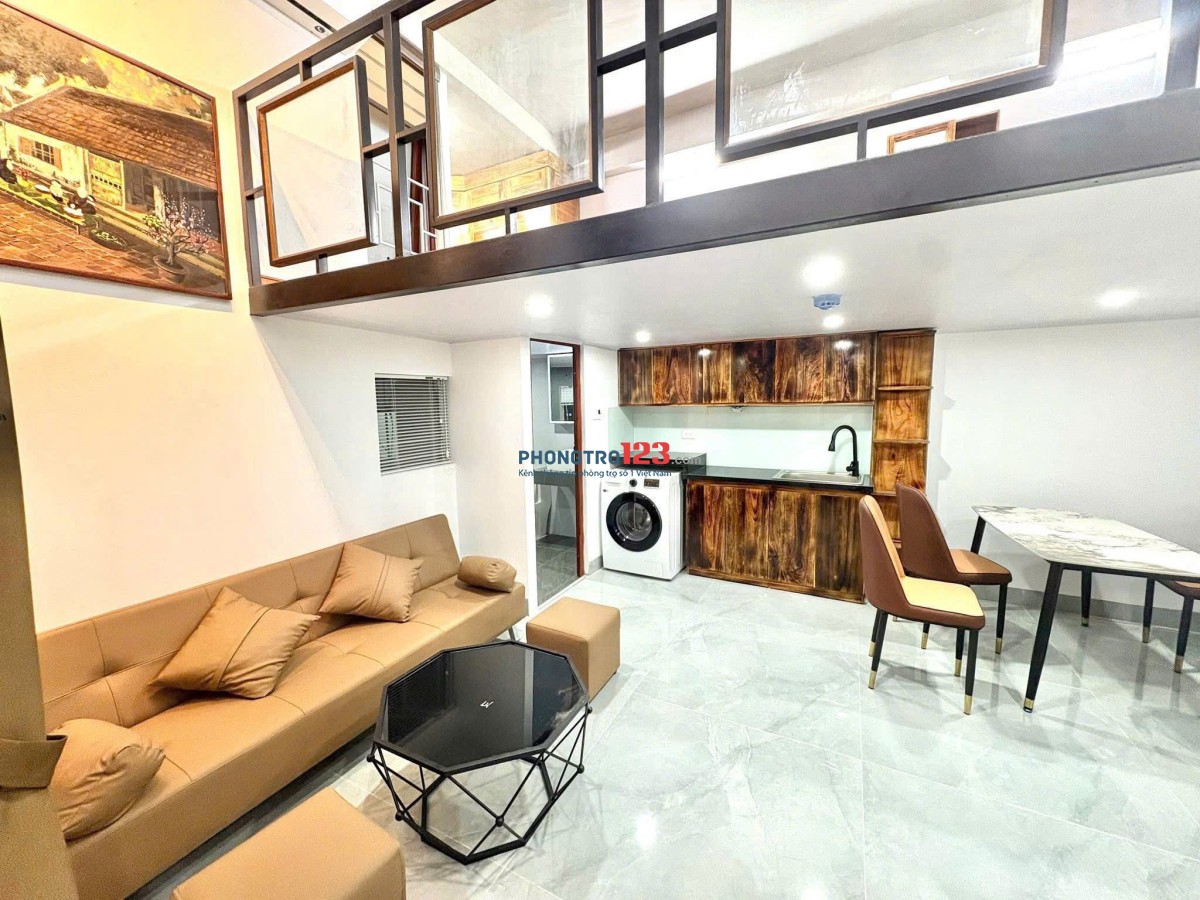 Cho thuê căn hộ chung cư mini cao cấp 30–35m², full nội thất, có gác xép – Lạc Long Quân, Tây