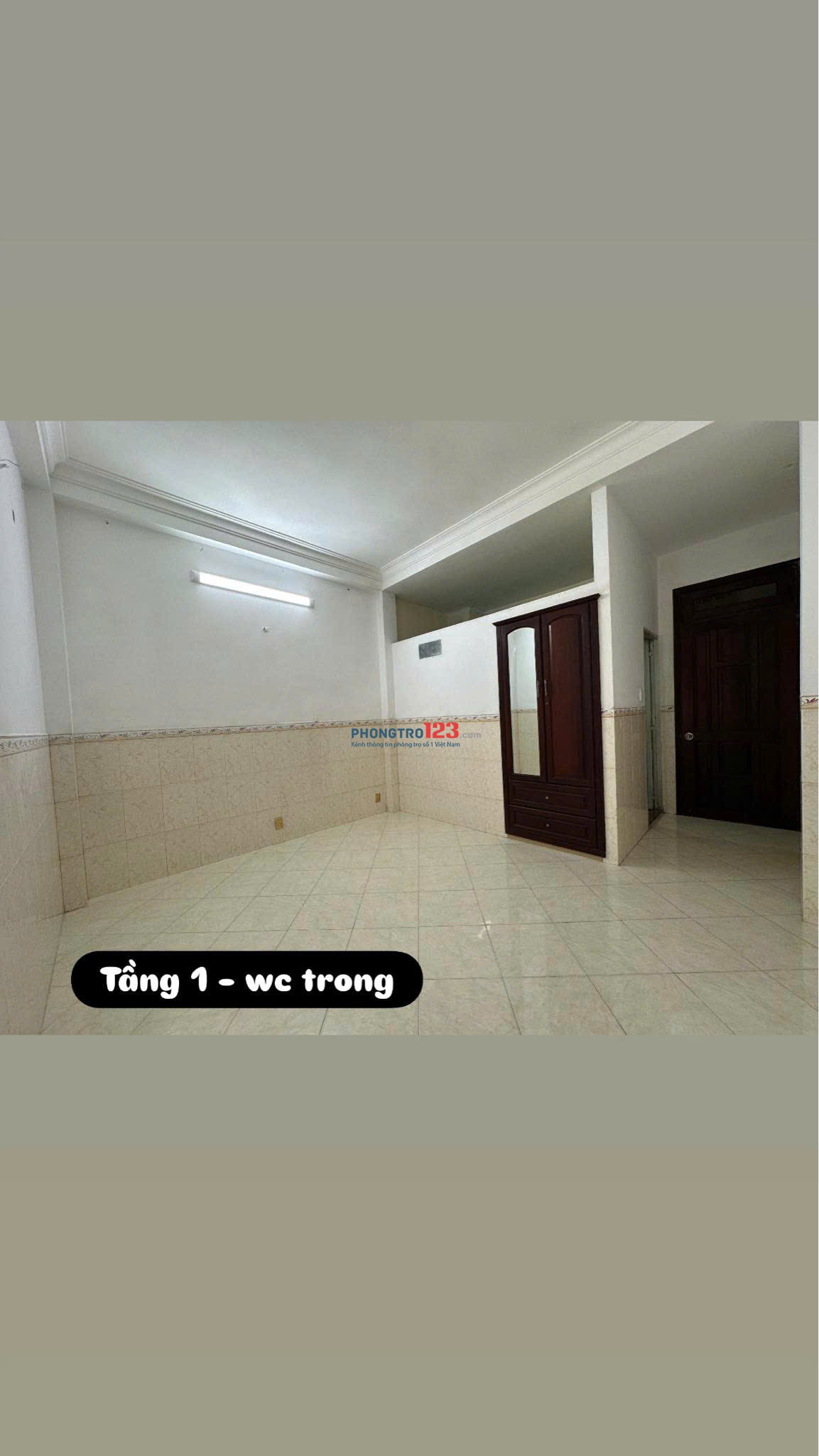 [4.5Triệu] Cho thuê PHÒNG nhà MT Trần Thị Nơi, Quận 8. (25m2) Tầng 1, Máy Lạnh, WC riêng