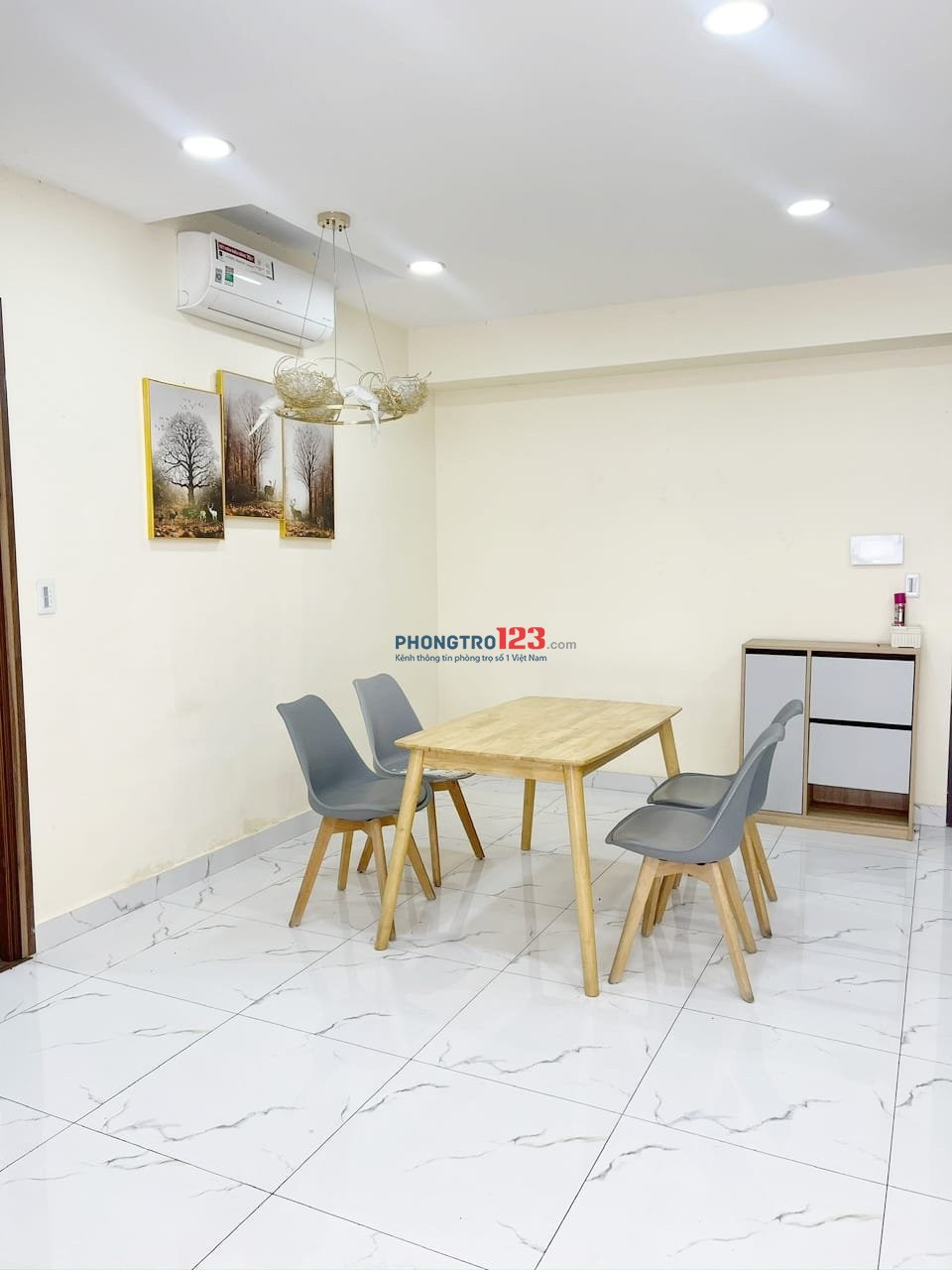 Chung cư Mỹ Vinh-Nguyễn Thị Minh Khai cho thuê căn 3p, NTCC giá 24tr/tháng
